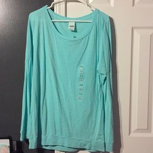 Light Blue Long Sleeve PINK L